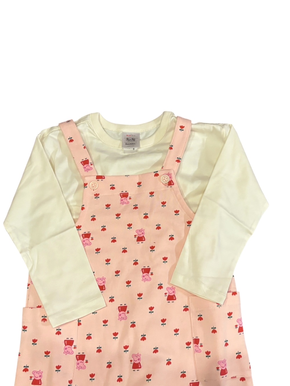 NWT Hanna Andersson size 2 Peppa Pig overall set